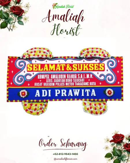 Papan Bunga Ucapan Selamat Warjabakti